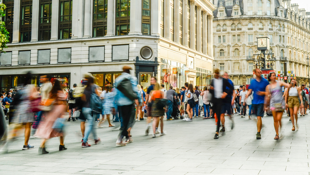 Oxford Street in central London